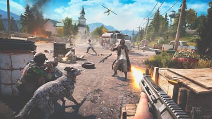 Обор игры Far Cry 5 - один против культа